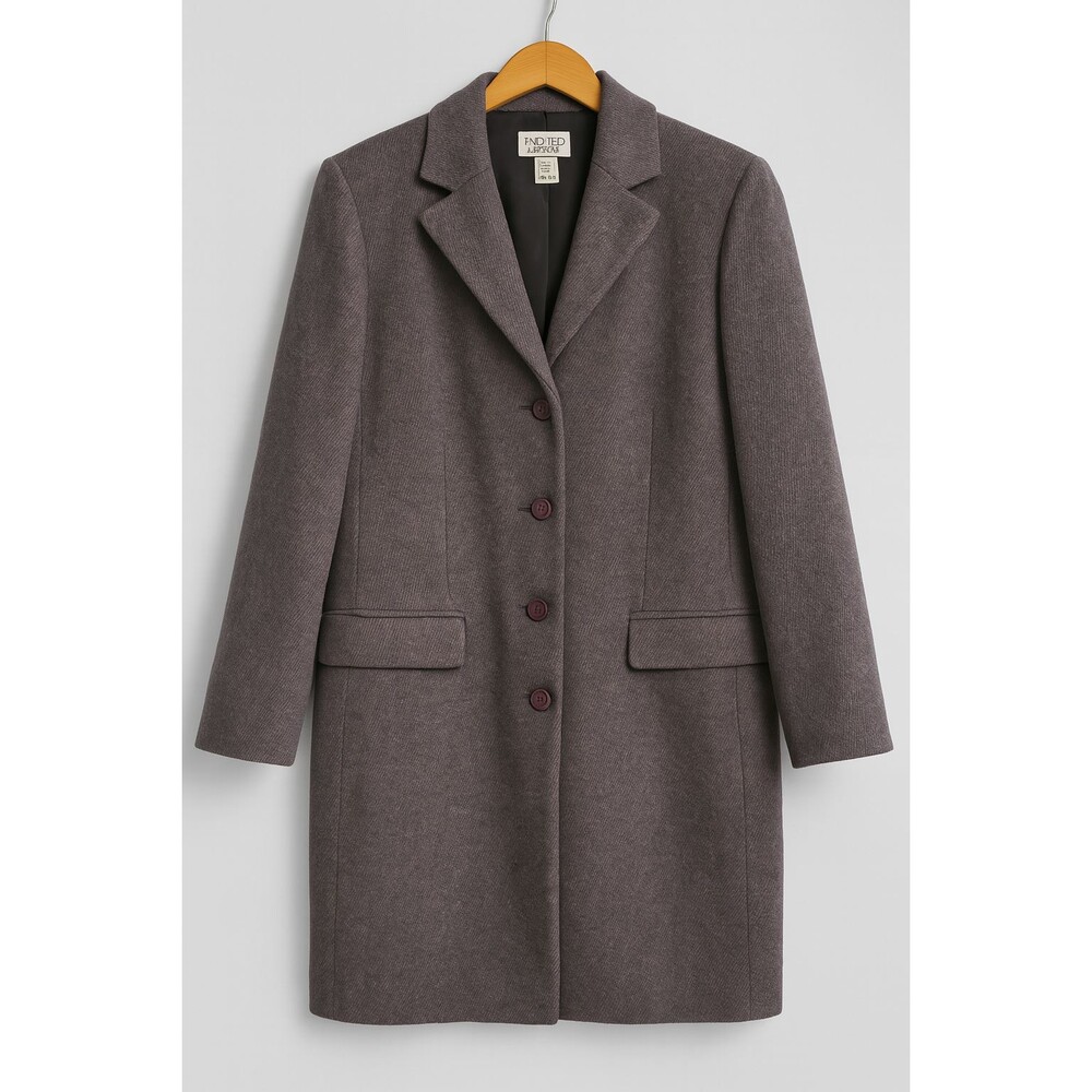 Pendleton Men’s Topcoat Vintage In Excellent Condition! Grey Tweed Size 42/L